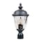 Maxim Lighting Carriage House 1-Light 9" Wide Oriental Bronze Outdoor Pole/Post Mount 40426WGOB - alternate 1